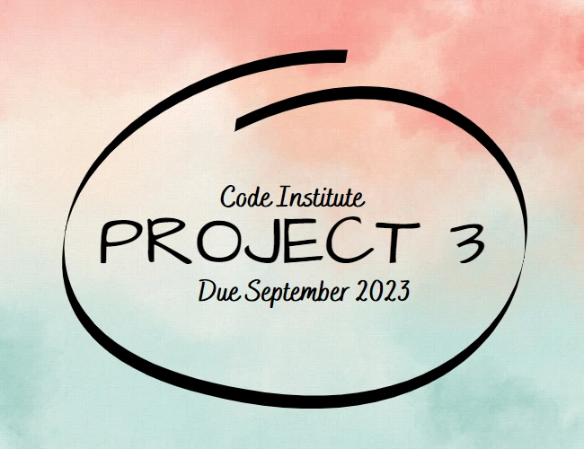 Project 3 coming soon